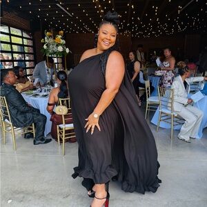 Eloquii Black Maxi Dress